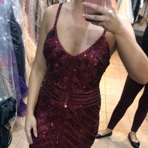 Sherri Hill beaded prom or evening gown